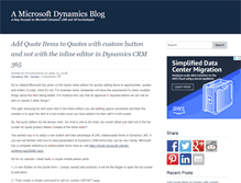 Tablet Screenshot of msdynamicsblog.com